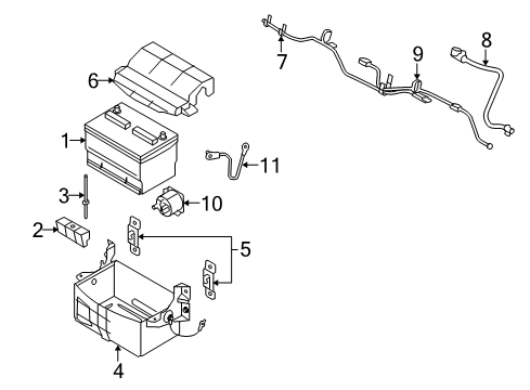 2009 Ford E-350 Super Duty Battery Diagram