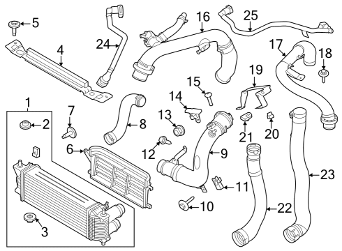 2023 Ford Bronco MODULE - ENGINE CONTROL - EEC Diagram for MB3Z-12A650-ADB