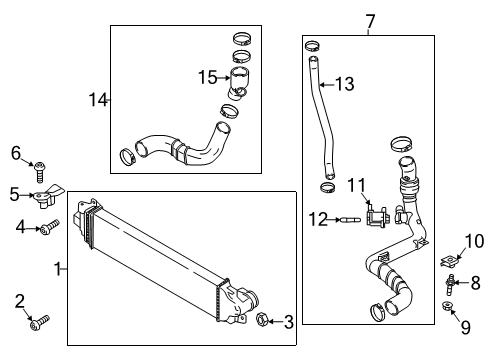 2018 Ford Fusion Intercooler, Cooling Diagram 2 - Thumbnail