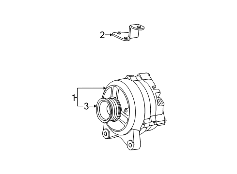 2003 Ford F-150 Alternator Diagram 2 - Thumbnail