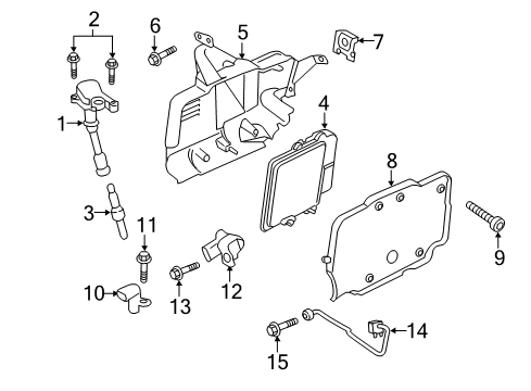 2019 Ford Escape Coil Assembly - Ignition Diagram for CM5Z-12029-K