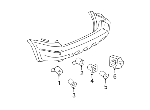 2002 Ford Escape Parking Aid Diagram 1 - Thumbnail