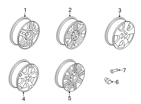 2005 Ford Freestar Wheels Diagram