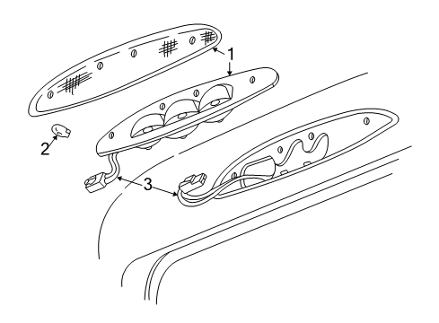 1999 Ford Expedition High Mount Lamps Diagram