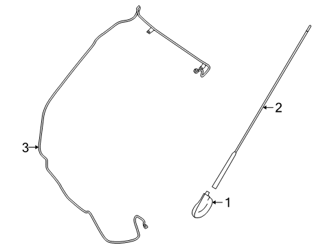 2011 Ford Transit Connect Antenna & Radio Diagram