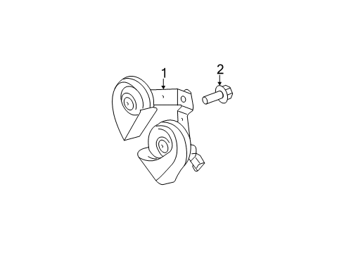 2015 Ford F-350 Super Duty Horn Diagram