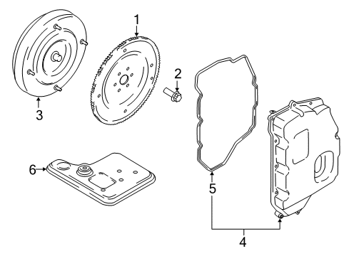 2017 Ford Transit Connect Transaxle Parts Diagram