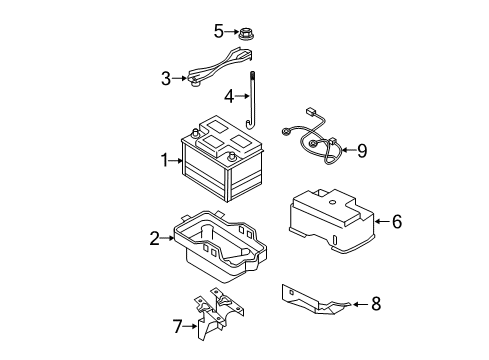 2010 Ford Escape Battery Diagram 1 - Thumbnail