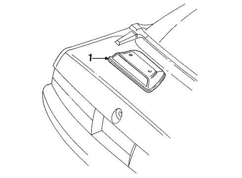 1985 Ford Mustang High Mount Lamps Diagram