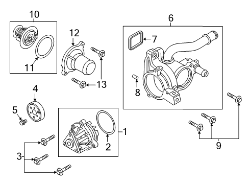 2020 Ford Ranger Water Pump Diagram