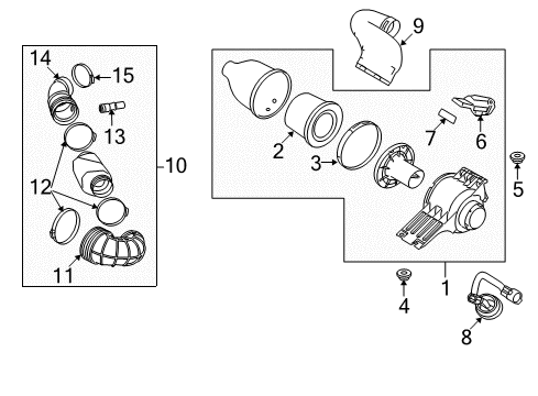 2009 Ford E-250 Module - Engine Control - EEC V Diagram for 9C2Z-12A650-UG