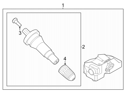 2024 Ford Mustang Tire Pressure Monitoring Diagram