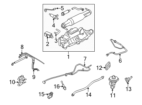 2007 Ford Five Hundred EGR System Diagram