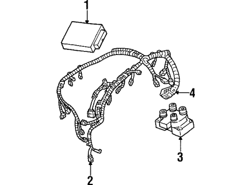 1993 Lincoln Mark VIII Powertrain Control Diagram 1 - Thumbnail