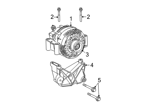 2006 Mercury Mountaineer Alternator Diagram 2 - Thumbnail