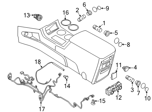 2017 Ford Flex Auxiliary Heater & A/C Diagram 2 - Thumbnail