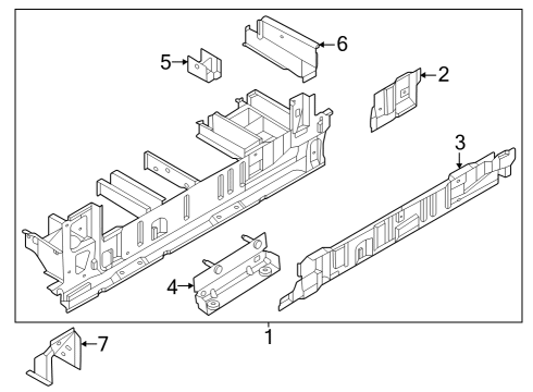 2021 Ford Transit-350 Step Assembly Diagram 1 - Thumbnail