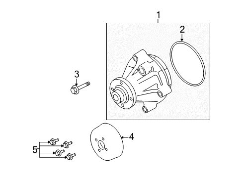 2010 Ford E-350 Super Duty Water Pump Diagram 1 - Thumbnail