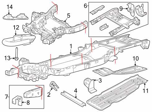 2018 Ford F-150 Plate Diagram for FL3Z-7E063-A