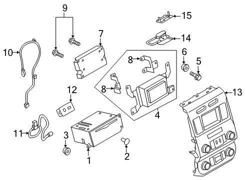 2021 Ford F-350 Super Duty Sound System Diagram 2 - Thumbnail