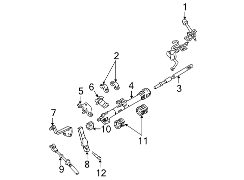 2005 Ford Freestar Shaft & Internal Components Diagram