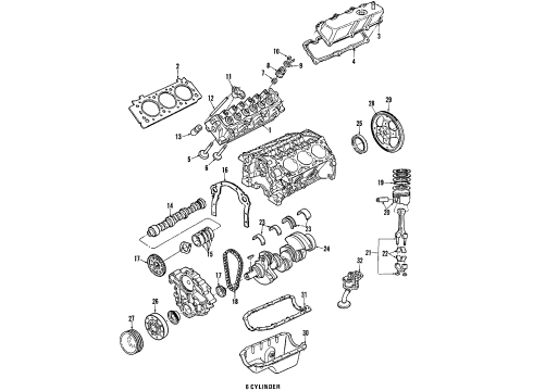 1994 Lincoln Continental Sender And Pump Assembly Diagram for F4DZ-9H307-BB