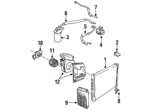 1987 Ford Mustang Air Condition System Diagram