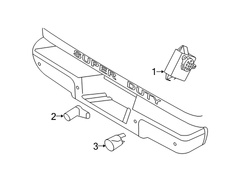 2010 Ford F-250 Super Duty Electrical Components Diagram