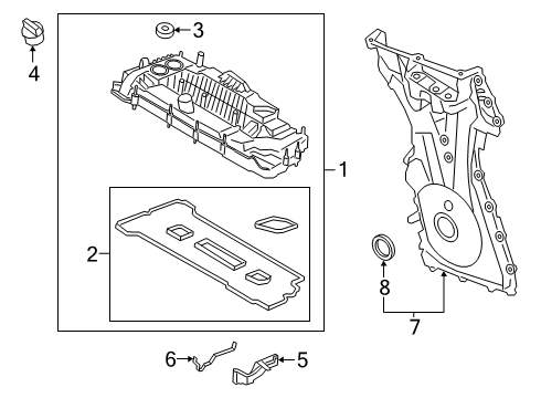 2020 Ford Escape Valve & Timing Covers Diagram 2 - Thumbnail