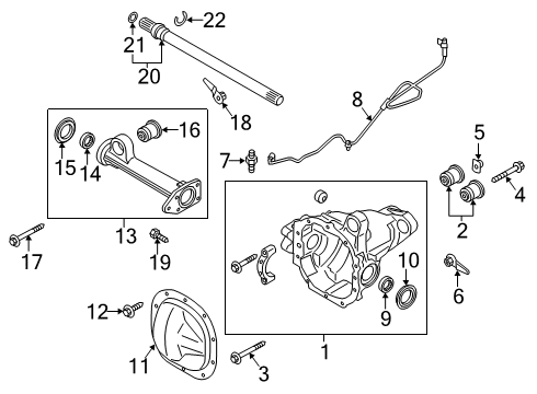 2020 Lincoln Navigator Bolt - Hex.Head Diagram for 2L3Z-4346-AA