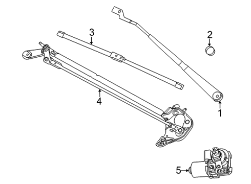 2022 Ford Bronco Sport Wipers Diagram 4 - Thumbnail