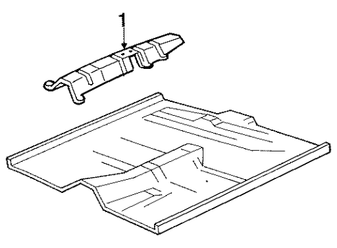 1992 Lincoln Continental Exhaust Components Diagram