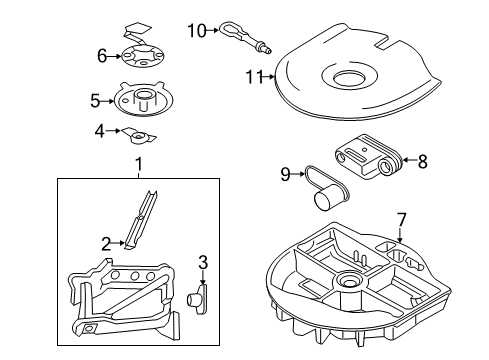 2018 Lincoln MKZ Jack Assembly - Lifting Diagram for HP5Z-17080-B