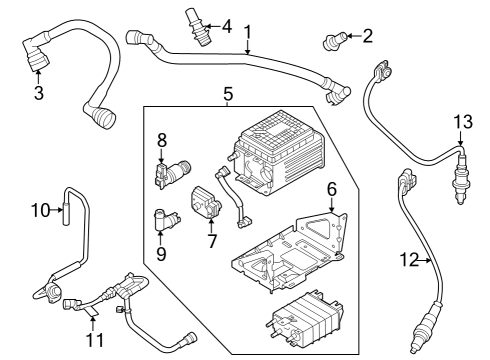 2024 Ford F-350 Super Duty TUBE ASY Diagram for PC3Z-6758-A