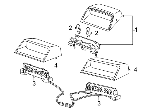 2006 Ford Crown Victoria Bulbs Diagram 2 - Thumbnail