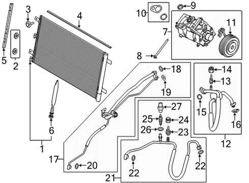 2021 Ford F-150 Air Conditioner Diagram 2 - Thumbnail