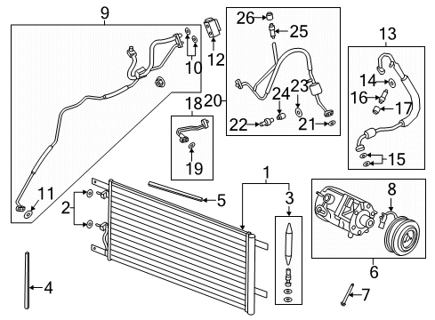 2021 Ford F-350 Super Duty Switches & Sensors Diagram 3 - Thumbnail