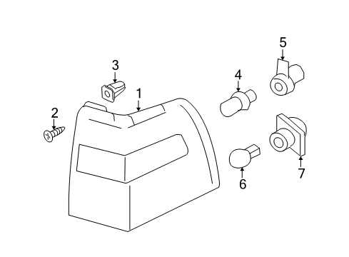 2014 Ford Expedition Combination Lamps Diagram