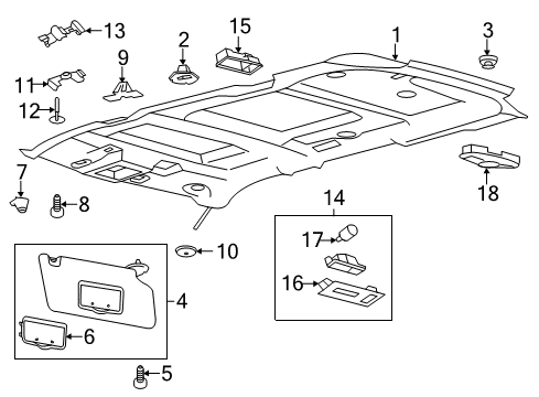 2019 Ford Explorer Bulbs Diagram 7 - Thumbnail