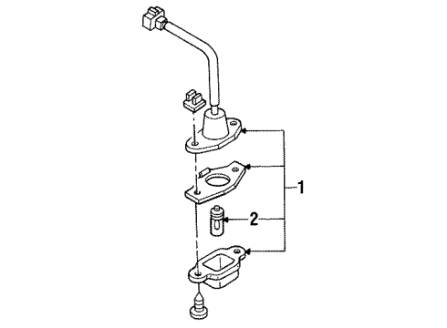 1993 Mercury Tracer License Lamps Diagram 1 - Thumbnail