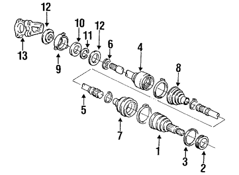 1995 Mercury Villager Boot Diagram for F3XY-3A331-A