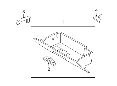 2005 Ford Freestyle Glove Box Diagram