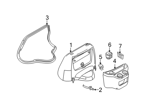 2012 Ford E-150 Engine Cover & Components Diagram