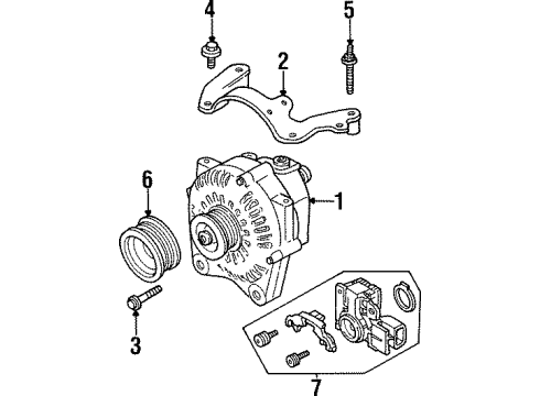 1996 Lincoln Mark VIII Regulator Assy - Voltage Diagram for F6DY-10316-A