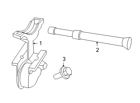 2007 Ford Escape Spare Tire Carrier Diagram