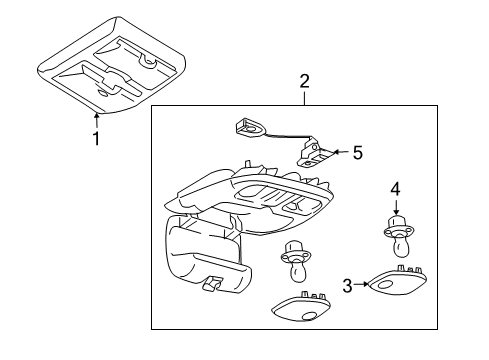 2008 Mercury Mariner Sunroof Diagram 3 - Thumbnail