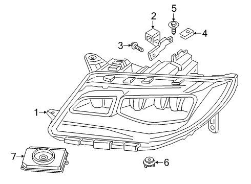 2020 Lincoln MKZ Headlamps, Electrical Diagram 3 - Thumbnail