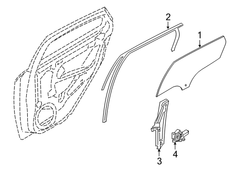 2017 Ford Focus Rear Door Diagram 4 - Thumbnail