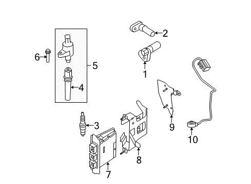 2010 Ford E-350 Super Duty Module - Engine Control - EEC Diagram for AC2Z-12A650-ZD