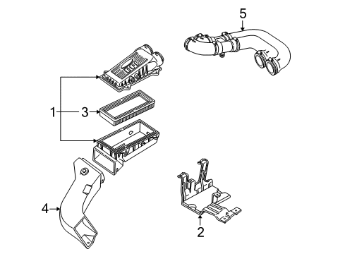 1992 Ford E-350 Econoline Air Inlet Diagram 4 - Thumbnail